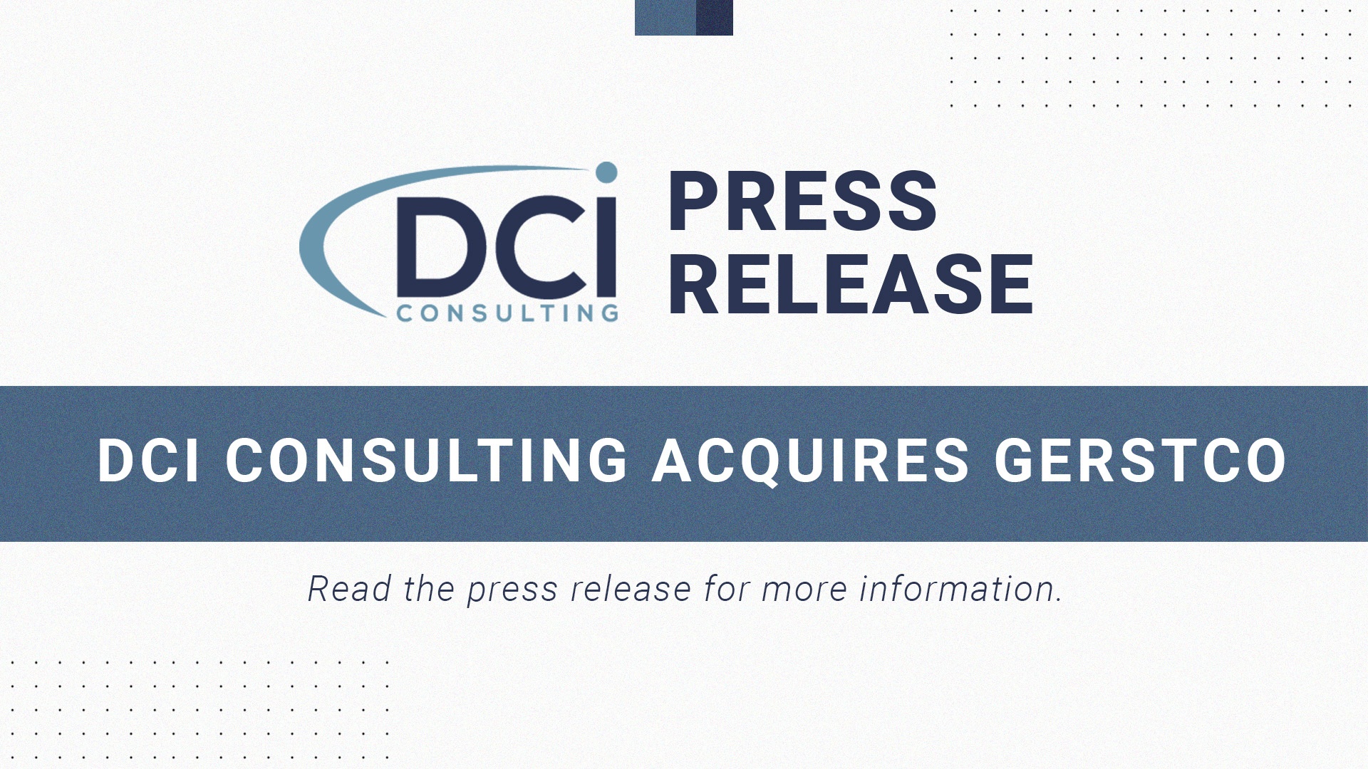DCI Consulting acquires Gerstco Graphic