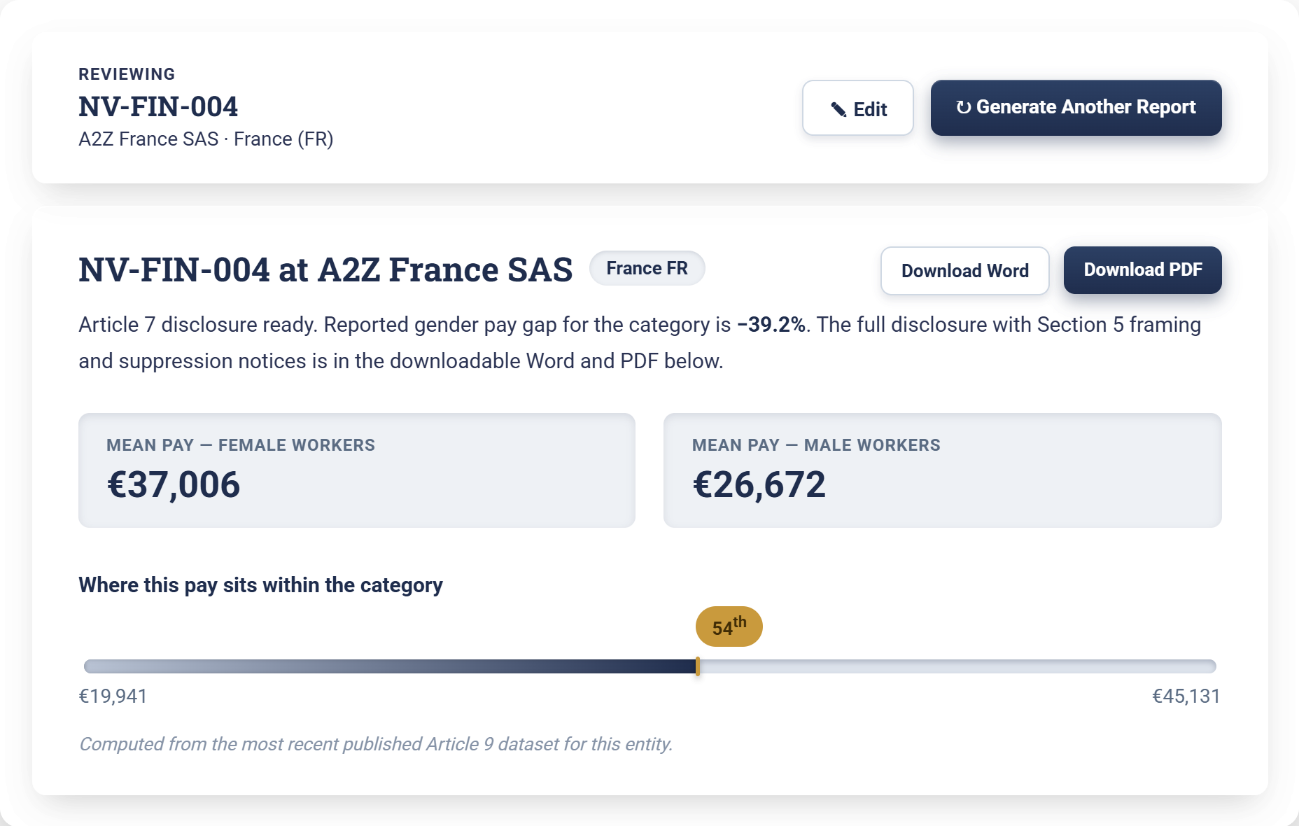 Platform screenshot: Right to Information responses at scale
