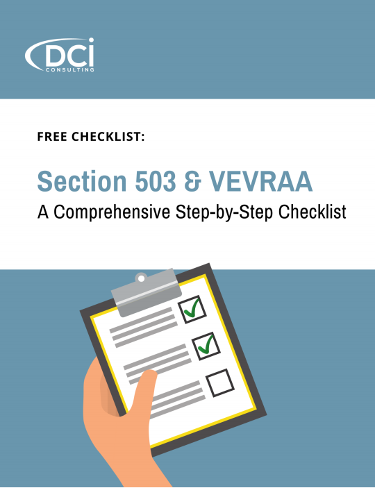 503 & VEVRAA Checklist