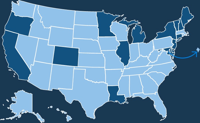 Pay Transparency State law map
